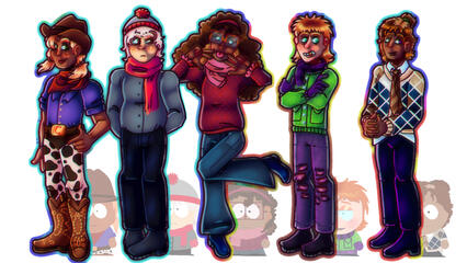 South Park OCs art!